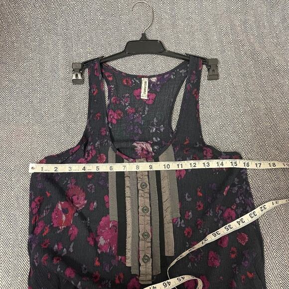 FREE PEOPLE - Embellished Floral Tank - Picture 4 of 5